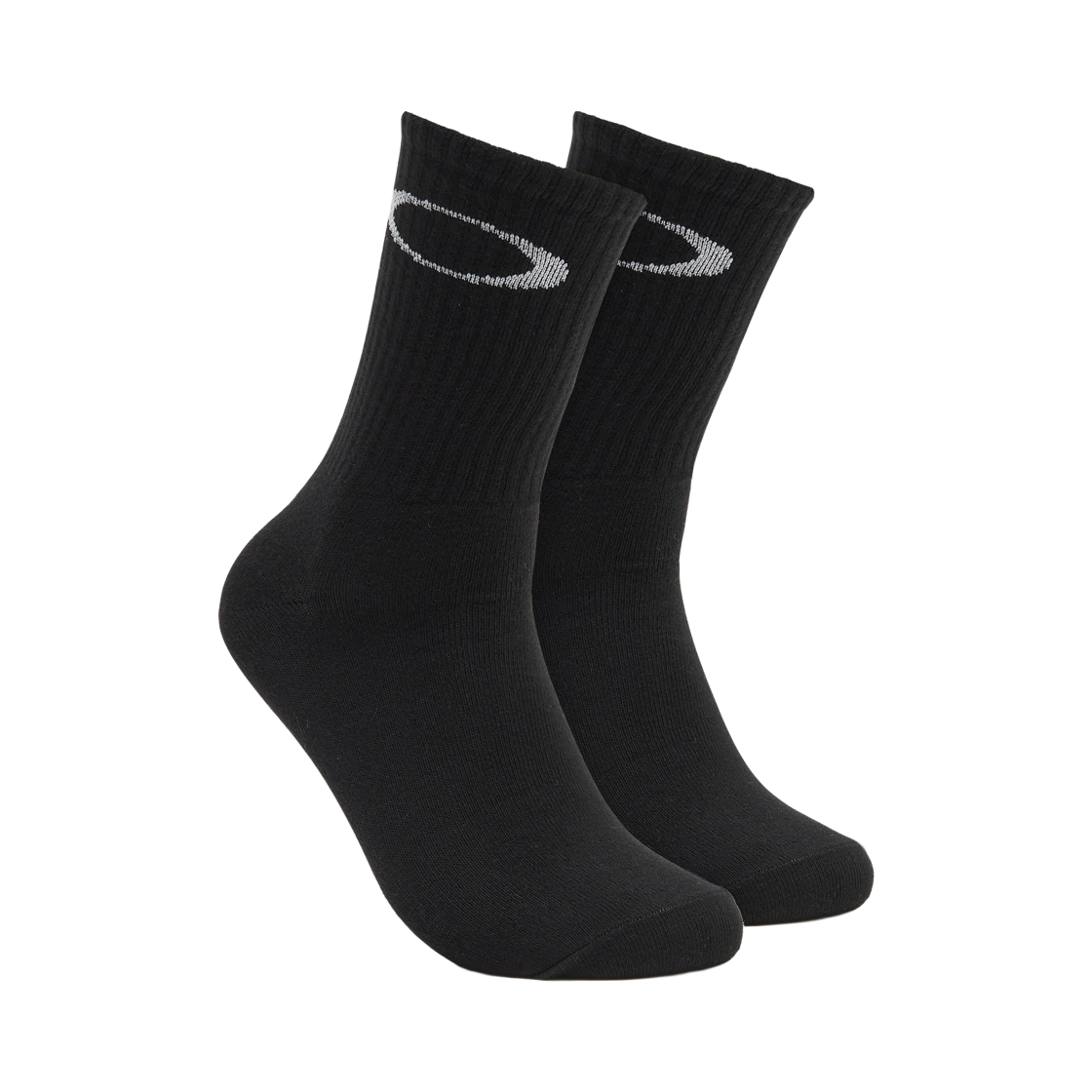 오클리 엘립스 크루 삭스 블랙아웃 (3개입)(Oakley Ellipse Crew Socks Blackout (3 Pack)) - 2
