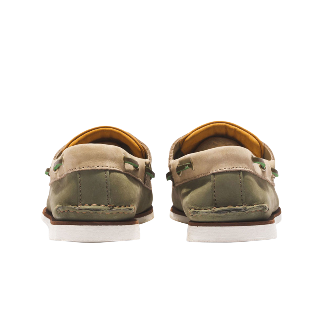 팀버랜드 어센틱 2 아이 보트 슈즈 카키(Timberland Authentic 2-Eye Boat Shoes Khaki) - 3