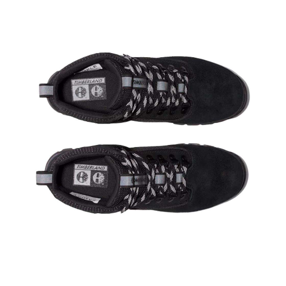 팀버랜드 유로 하이커 미드 레이스업 고어텍스 부츠 블랙 스웨이드 - 미디움(Timberland Euro Hiker Mid Lace-Up with Gore-Tex Boots Black Suede - Medium) - 2