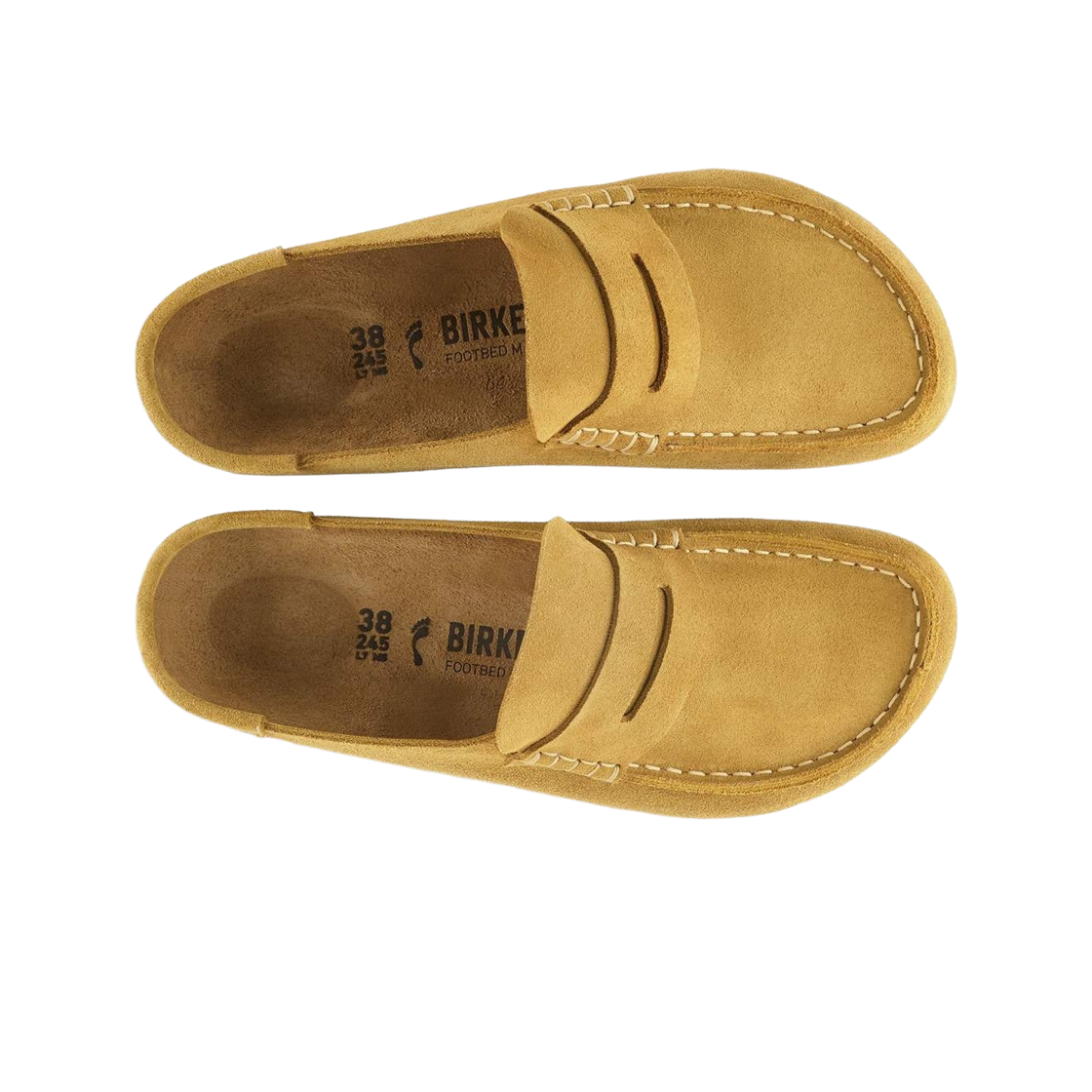 버켄스탁 스웨이드 레더 네이플스 랩드 코크 브라운 - 레귤러(Birkenstock Suede Leather Naples Wrapped Cork Brown - Regular) - 2