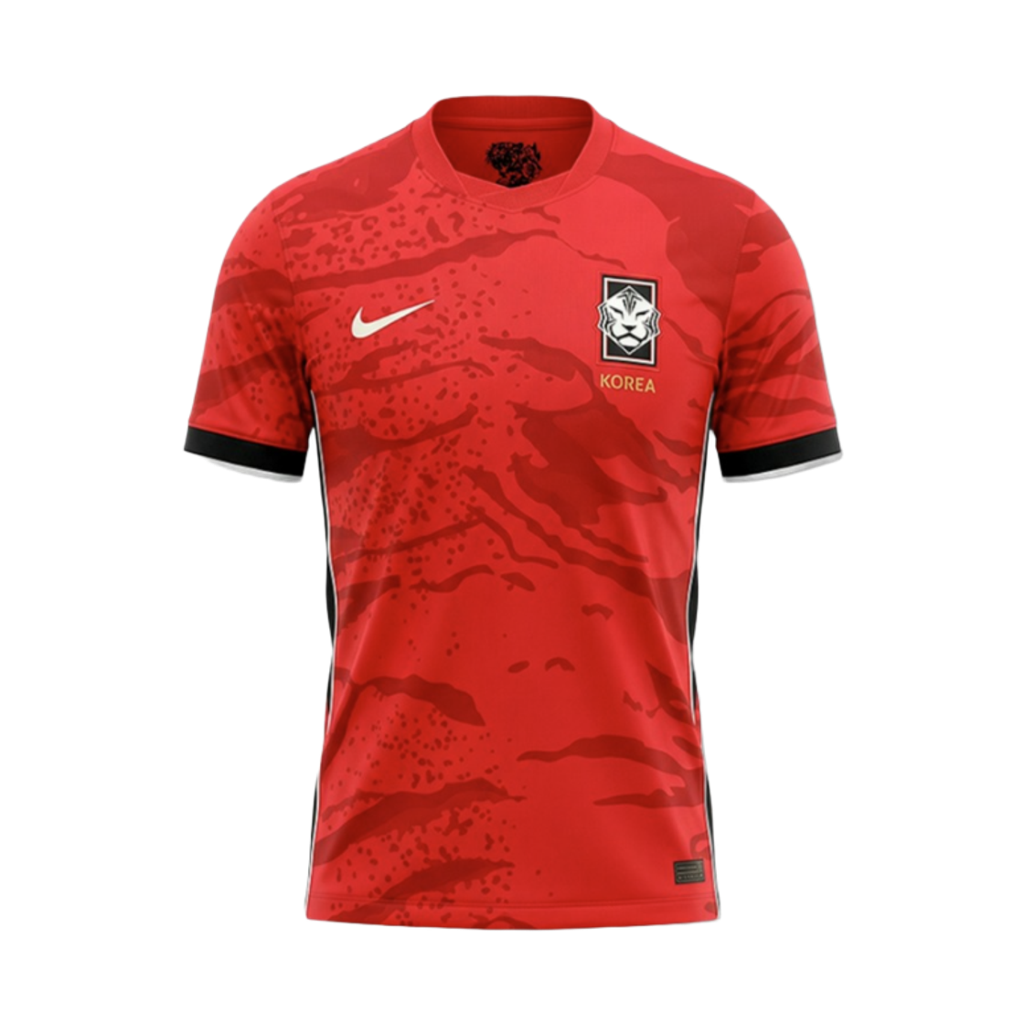 IB5159-679 (Kids) Nike South Korea National Team 2026 Stadium Home Dri-Fit Soccer Jersey Global Red Black (IB5159-679) (Non Marking Ver.)