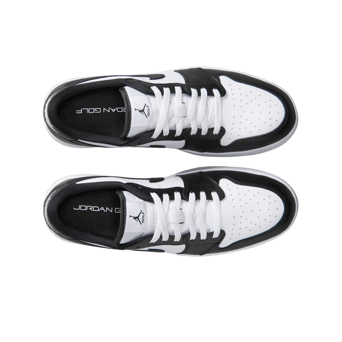 조던 1 로우 골프 스파이크 화이트 블랙(Jordan 1 Low Golf Spiked White Black) - 2