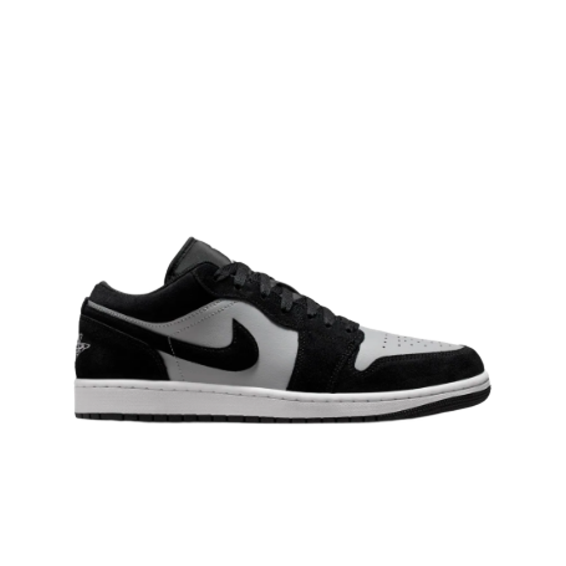 553558-048 Jordan 1 Low Black Light Smoke Grey