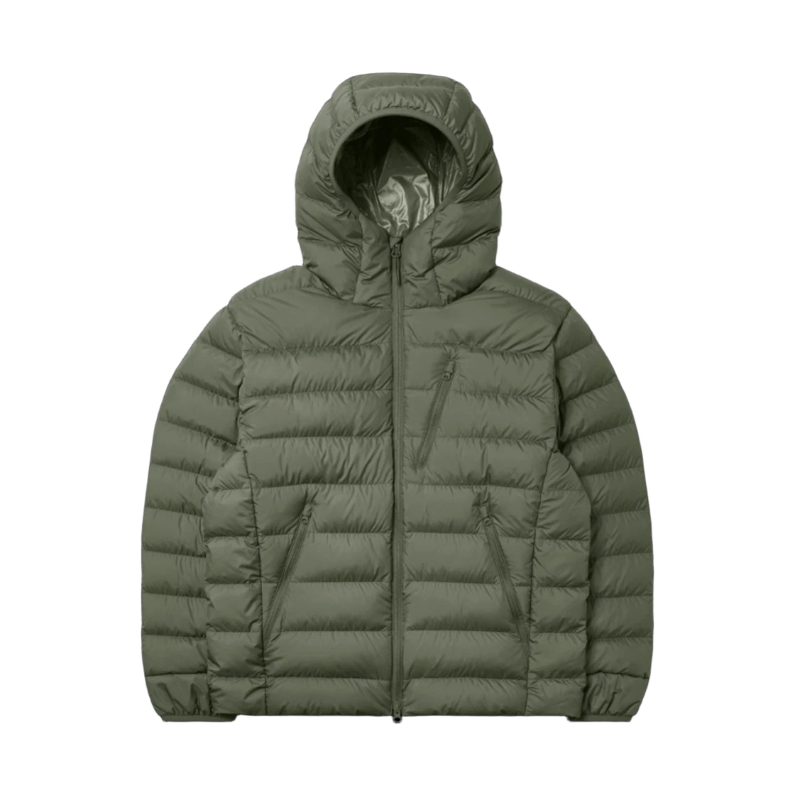 MMDDJAZ01-KH Musinsa Standard City Leisure Hooded Light Down Jacket Khaki