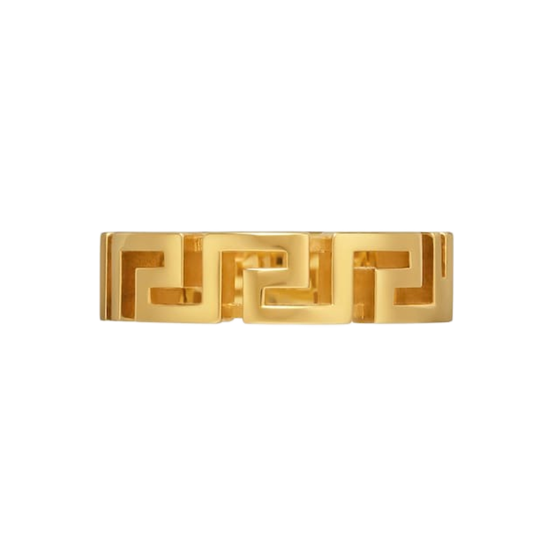 1022282-1A00620-3J000 (W) Versace Greca Ring Light Gold - Online Exclusive