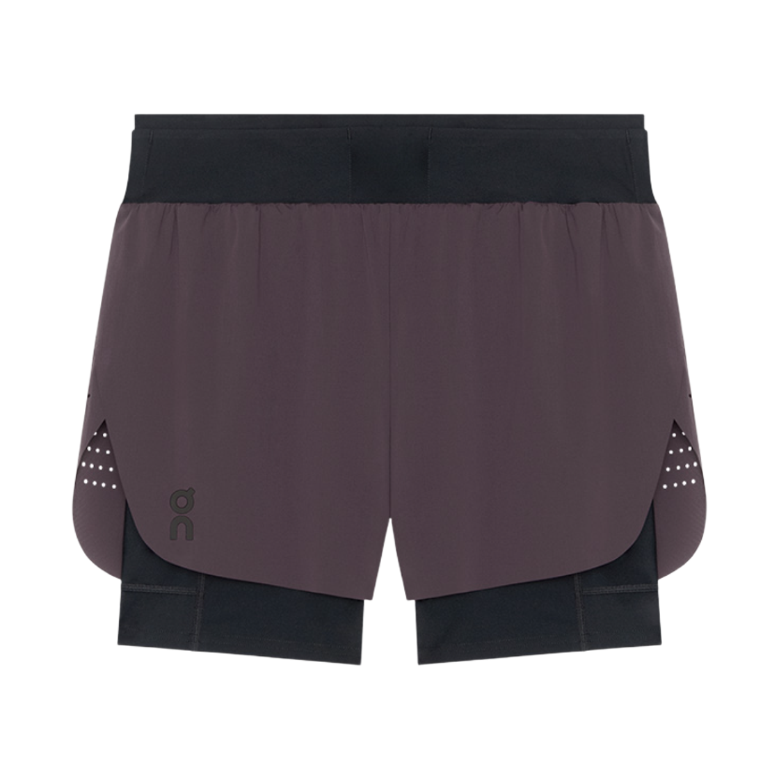 1MG30605044 On Running Zero 2-in-1 Shorts Urchin Black