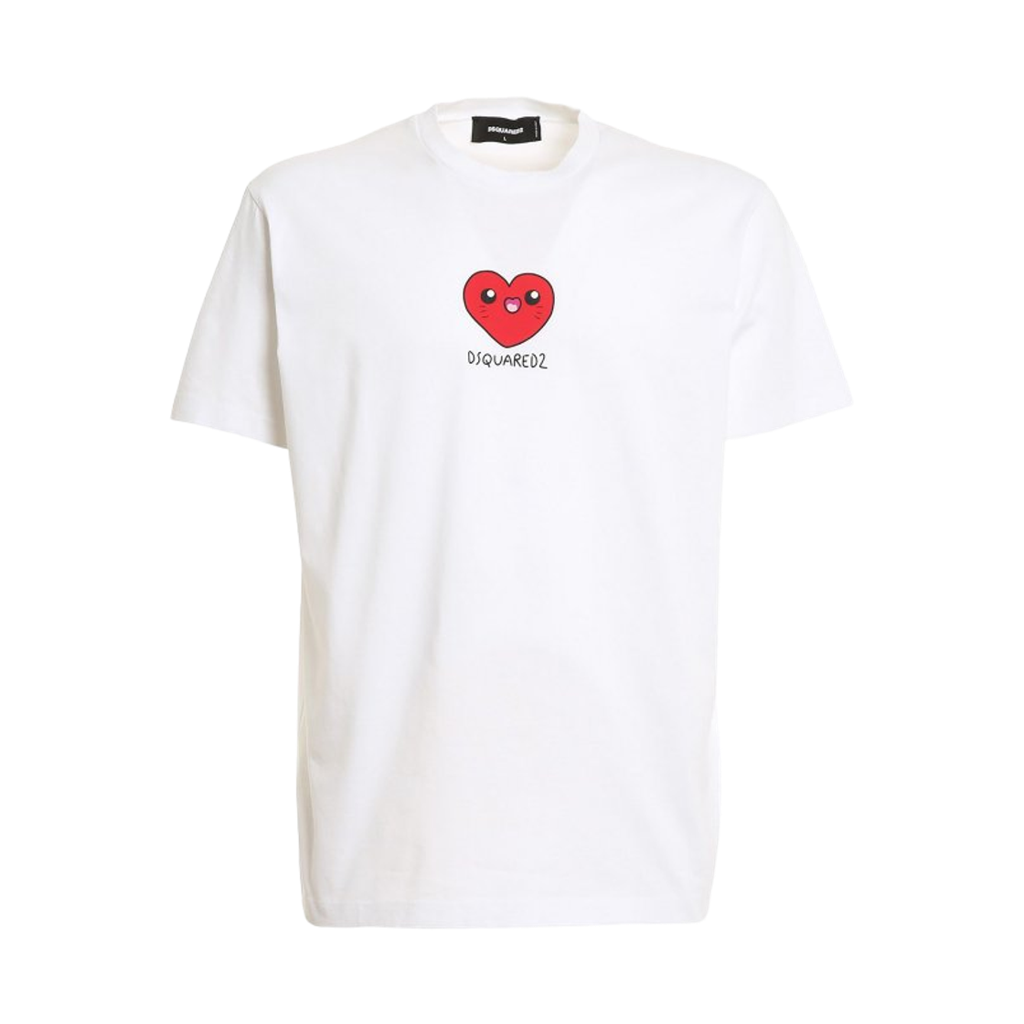 S71GD1174S23009100 Dsquared2 Cotton Heart T-Shirt White
