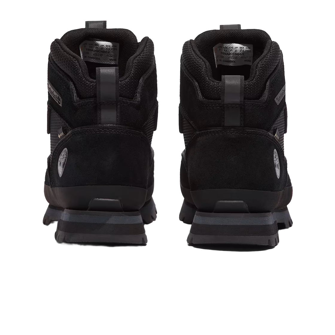팀버랜드 유로 하이커 미드 레이스업 고어텍스 부츠 블랙 스웨이드 - 미디움(Timberland Euro Hiker Mid Lace-Up with Gore-Tex Boots Black Suede - Medium) - 3