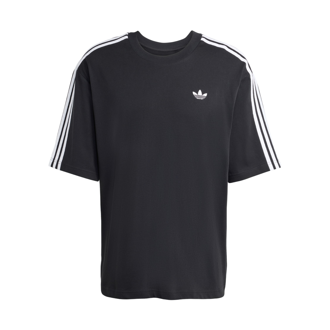 KD4095 Adidas Adicolor 3-Stripes Oversized T-Shirt Black - KR Sizing