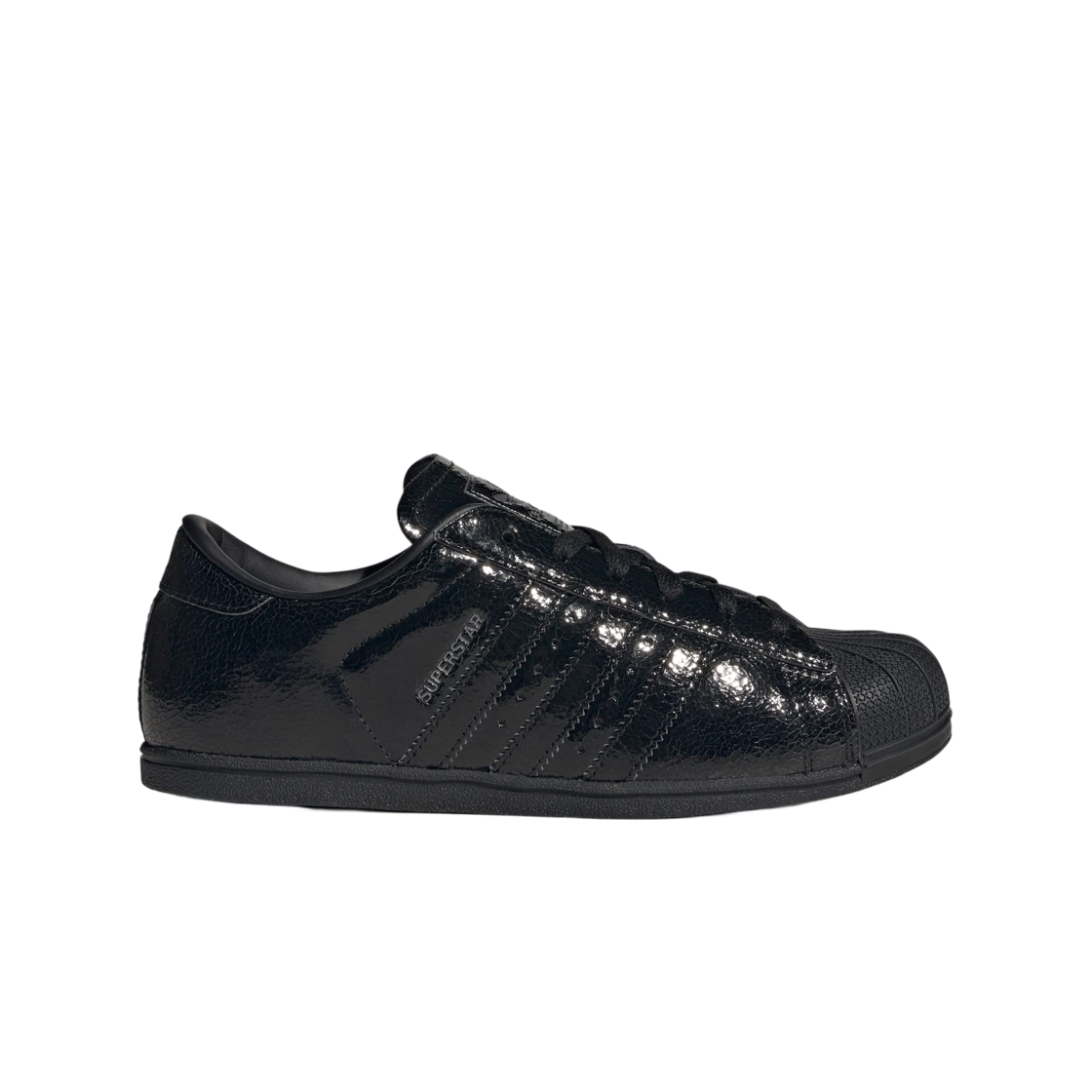 HP3761 (W) Adidas Superstar Low Pro Core Black Grey Five