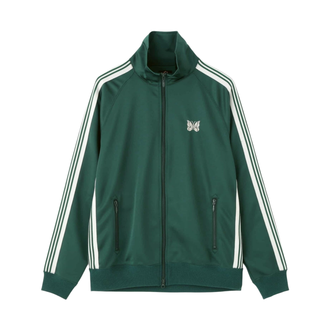 QV1592 Needles x LHP Track Jacket Poly Smooth Green - LHP Exclusive