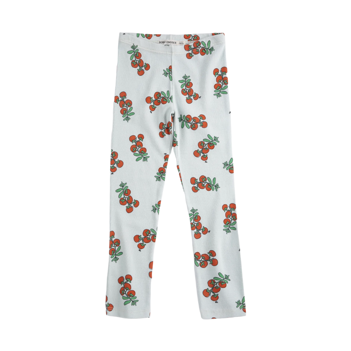 (키즈) 보보쇼즈 쥬시 토마토 올 오버 레깅스 라이트 블루((Kids) Bobo Choses Juicy Tomatoes All Over Leggings Light Blue)