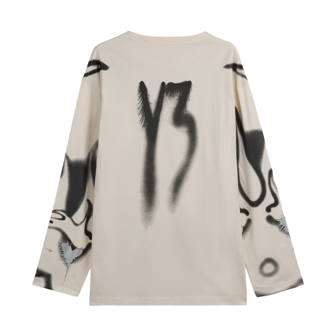 Y-3 x 치토 그래픽 롱슬리브 티셔츠 초크 화이트(Y-3 x Chito Graphic Long Sleeve T-Shirt Chalk White) - 2
