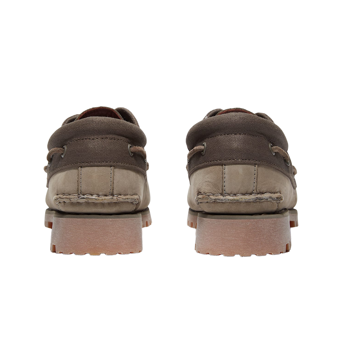 팀버랜드 어센틱 3 아이 보트 슈즈 올리브 누벅(Timberland Authentic 3-Eye Boat Shoes Olive Nubuck) - 3