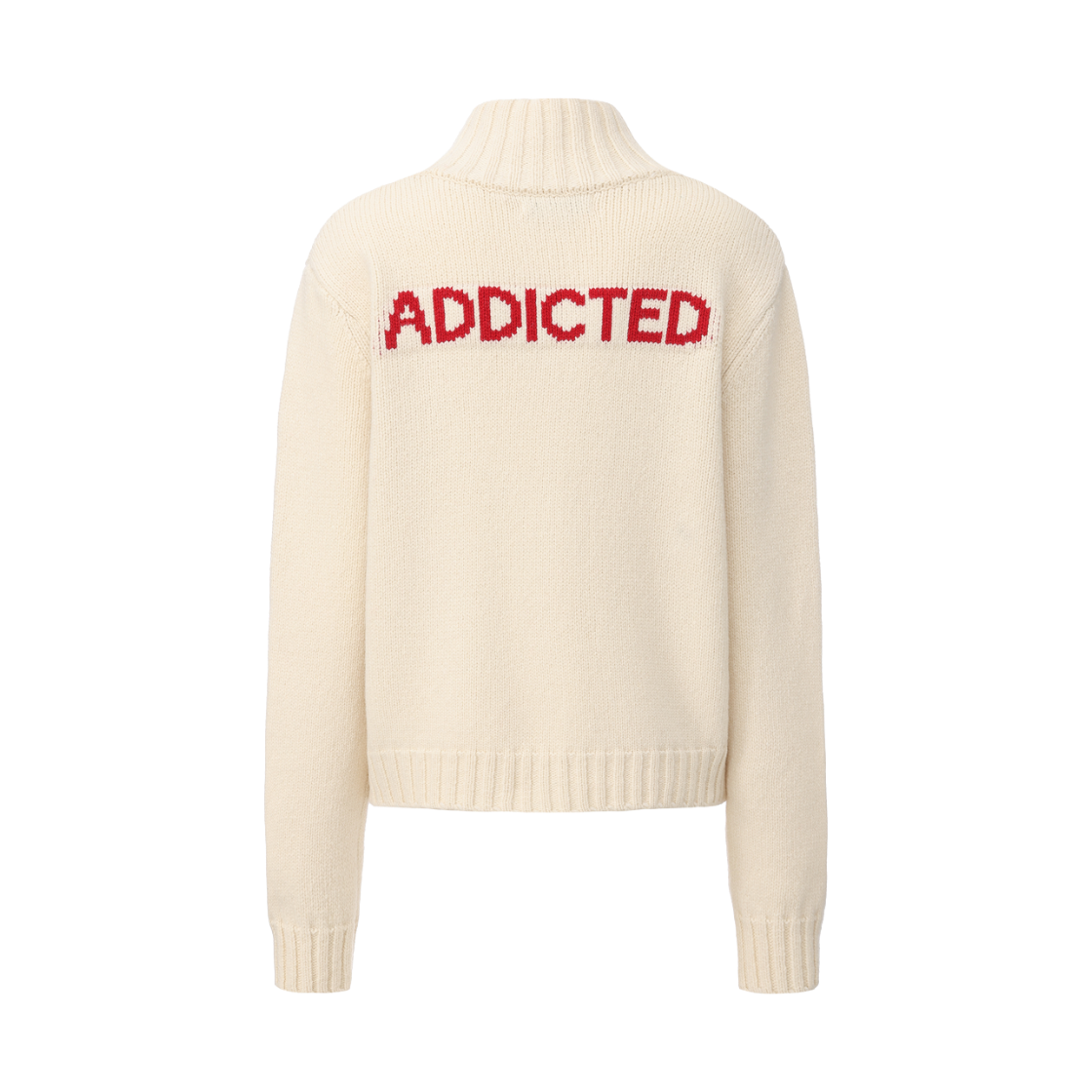 마크공 우먼 체리 니트 집업 가디건 크림 - 26FW(Markgong Women Cherry Knit Zip-Up Cardigan Cream - 26FW) - 2