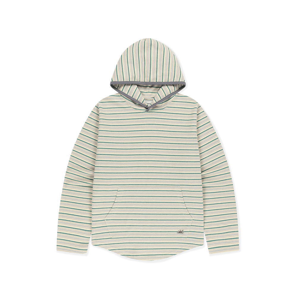 SL263TTSLT05IY [5% 적립] sunlovetour Dash Stripe Hooded LS Tee Light Yellow