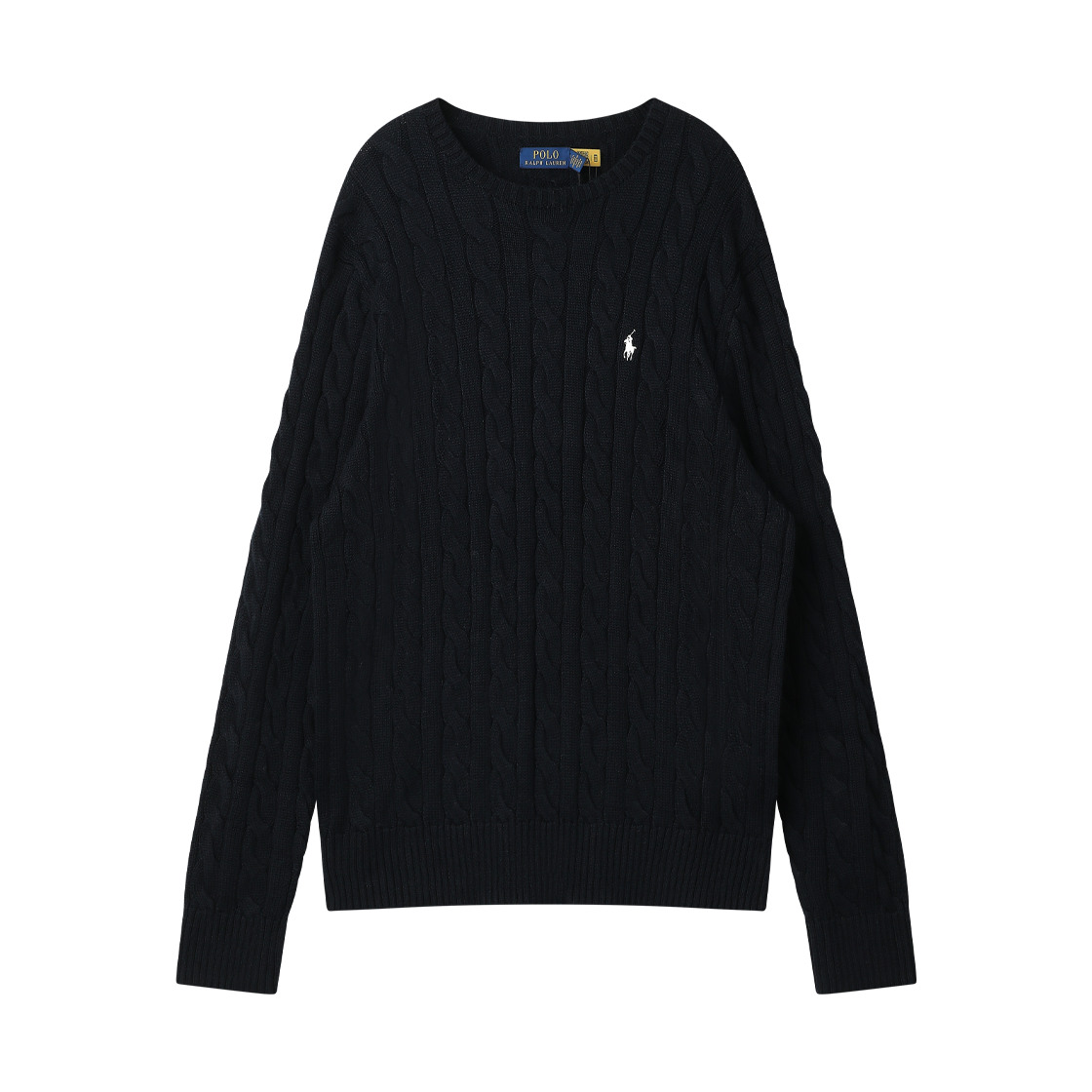 KM6DKNPRL16NY [15% 적립] Polo Ralph Lauren Cable Knit Cotton Sweater Hunter Navy - 26FW