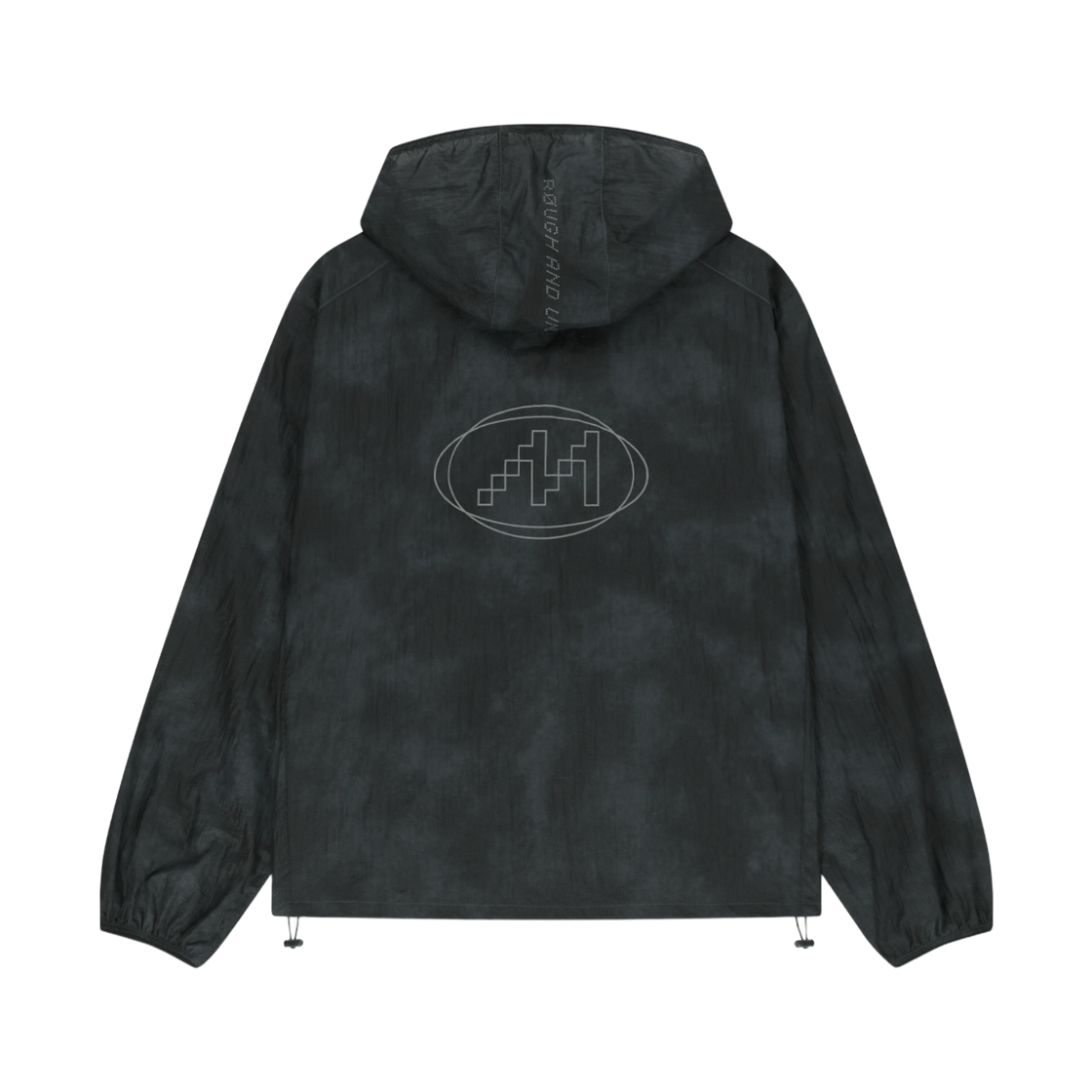 마뗑킴 마뗑 페이스 리플렉티브 로고 윈드브레이커 블랙(Matin Kim Matin Pace Reflective Logo Windbreaker in Black) - 2