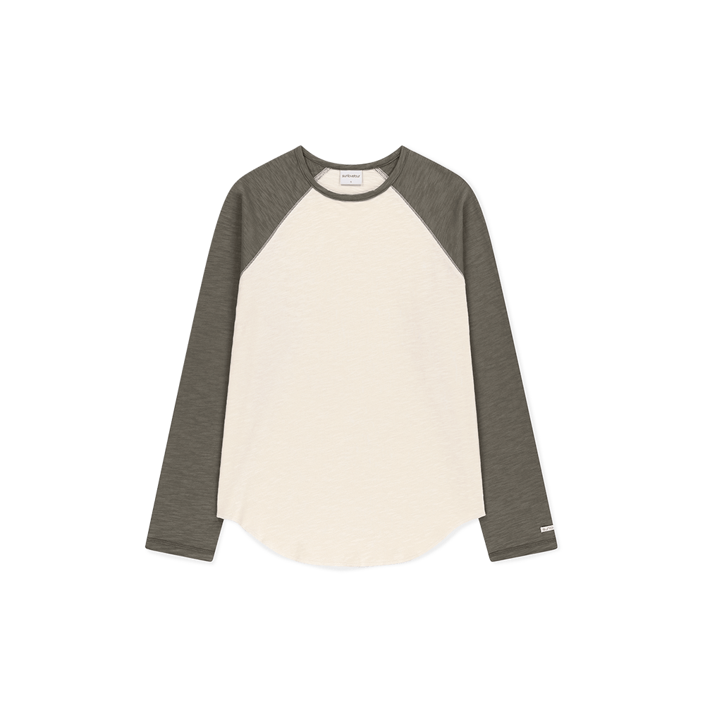 SL263TTSLT06IV [트리플 적립] sunlovetour Slub Raglan LS Tee Ivory