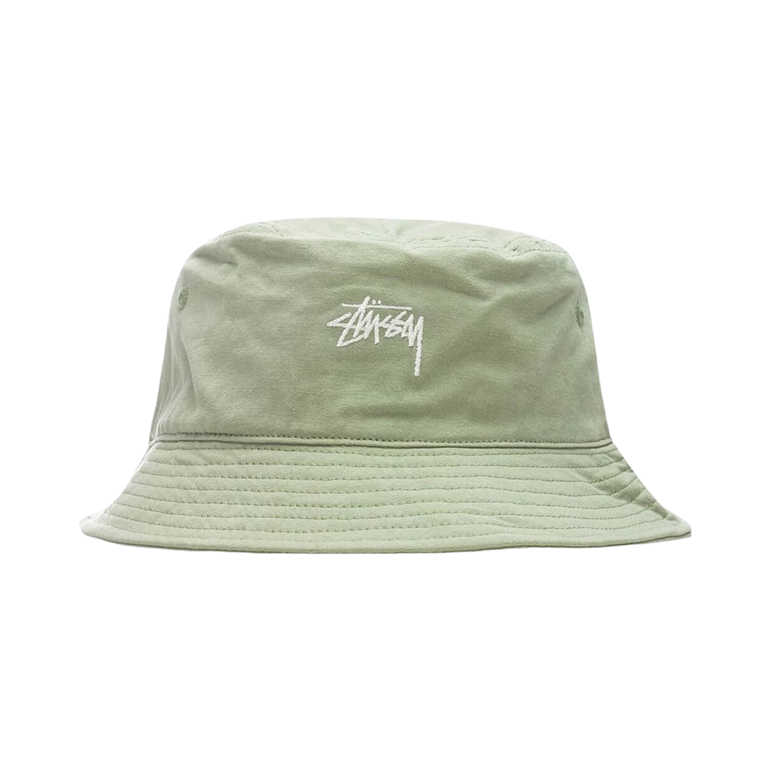 1321067 Stussy Stock Canvas Bucket Hat Light Green