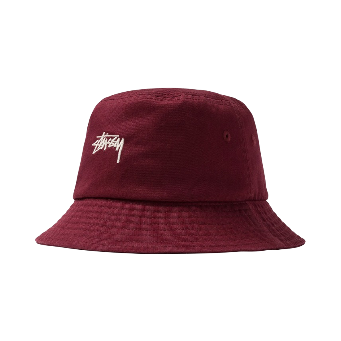 1321015 Stussy Stock Bucket Hat Burgundy