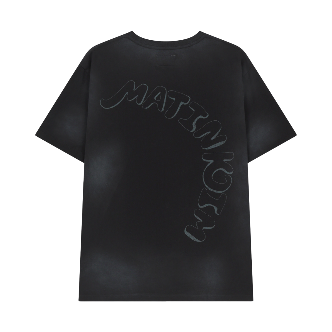 마뗑킴 빈티지 그래피티 로고 탑 블랙(Matin Kim Vintage Graffiti Logo Top in Black) - 2