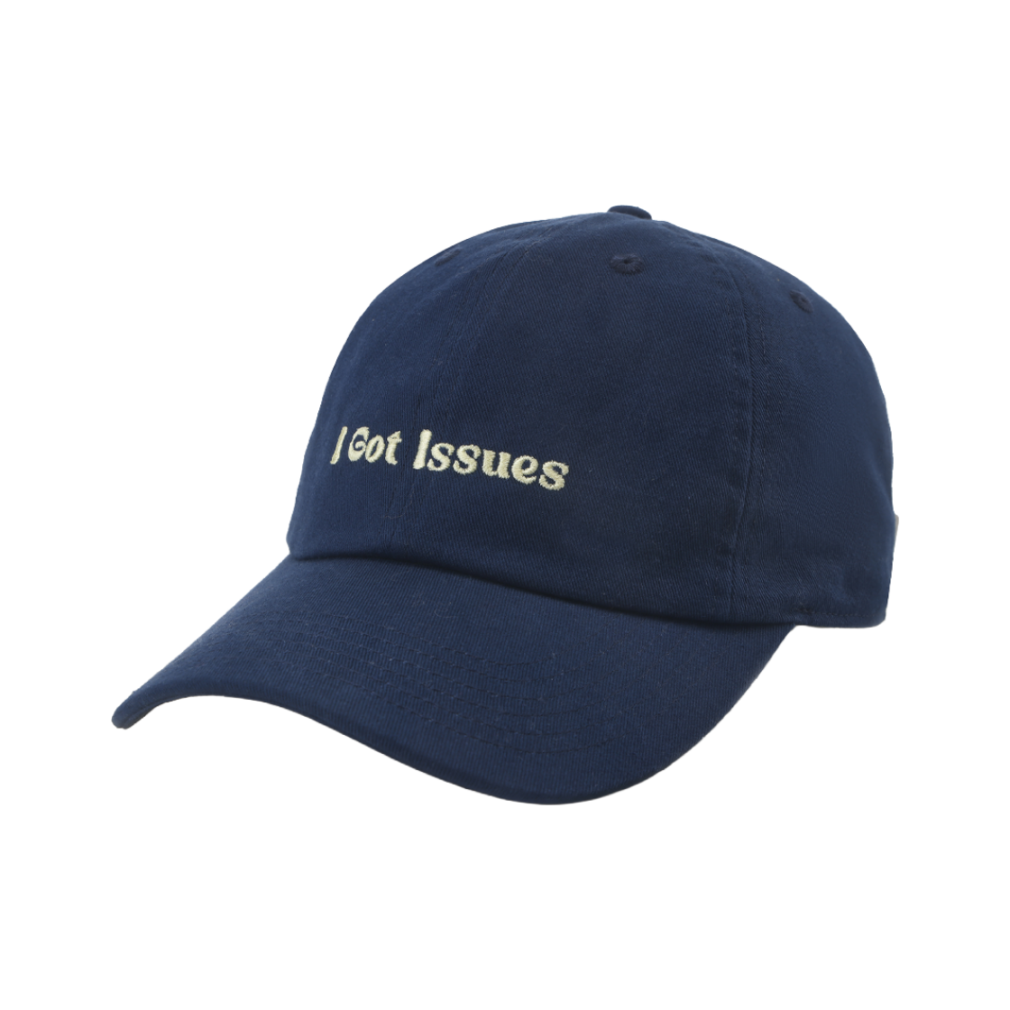 마크공 우먼 레터 엠브로이더드 베이스볼 캡 네이비 - 26FW(Markgong Women Letter Embroidered Baseball Cap Navy - 26FW) - 2