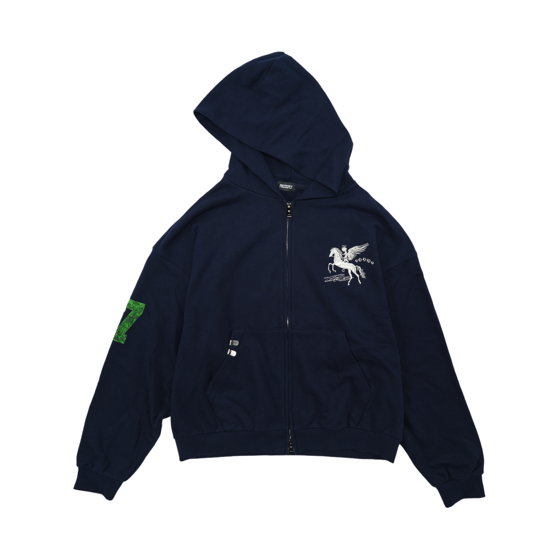 [트리플적립] 파코서플라이 폴링 엔젤 집업 후디 네이비([트리플적립] PACOSPLY Falling Angel Zip Up Hoodie Navy)