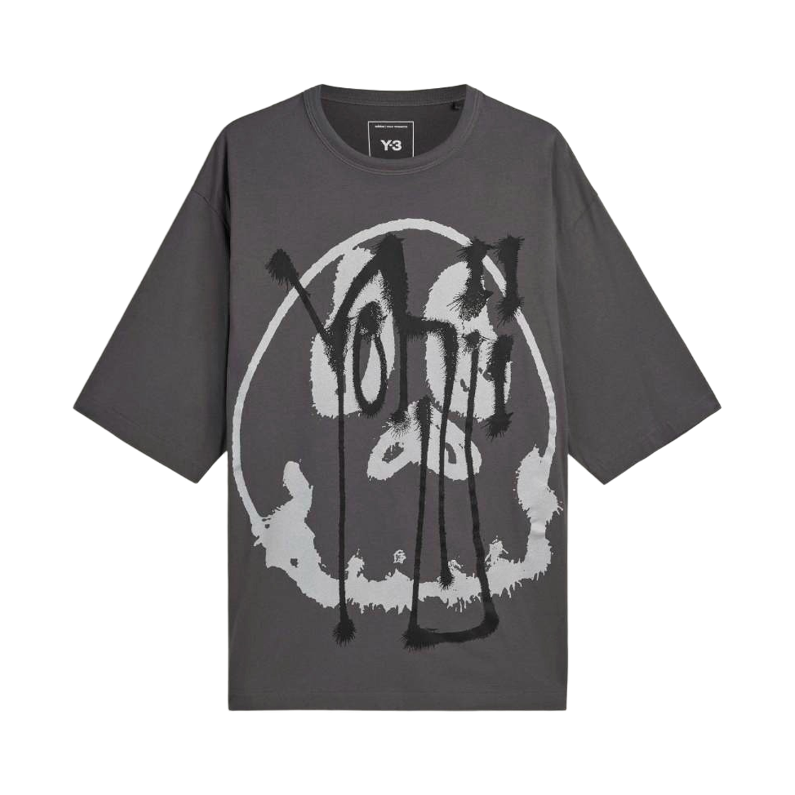 KX3814 Y-3 x Chito Graphic Short Sleeve T-Shirt Grey Five