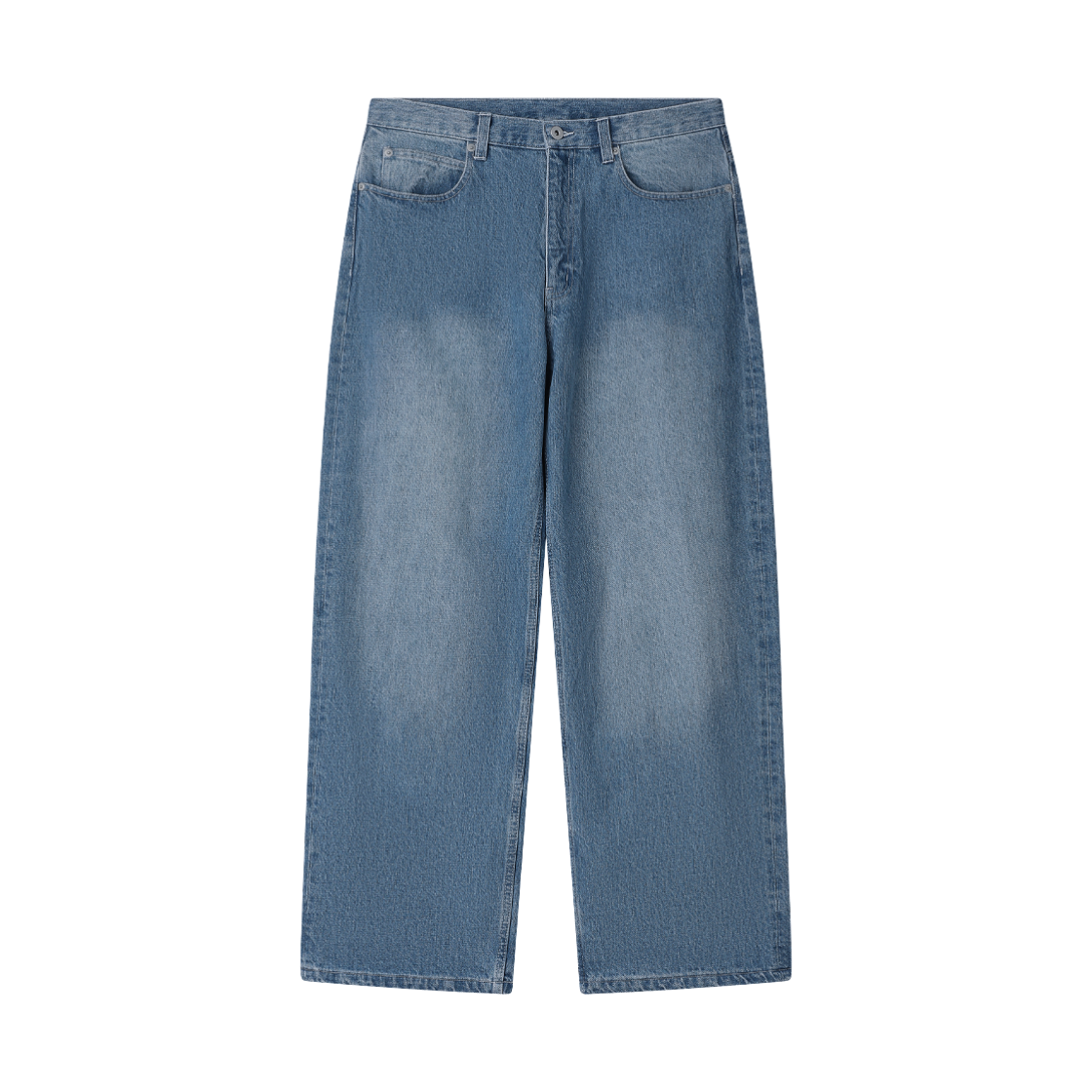 AK6CPADAM21BL [10% 적립] AKRYL Denim Boxy Pants Ice Wash - 26FW