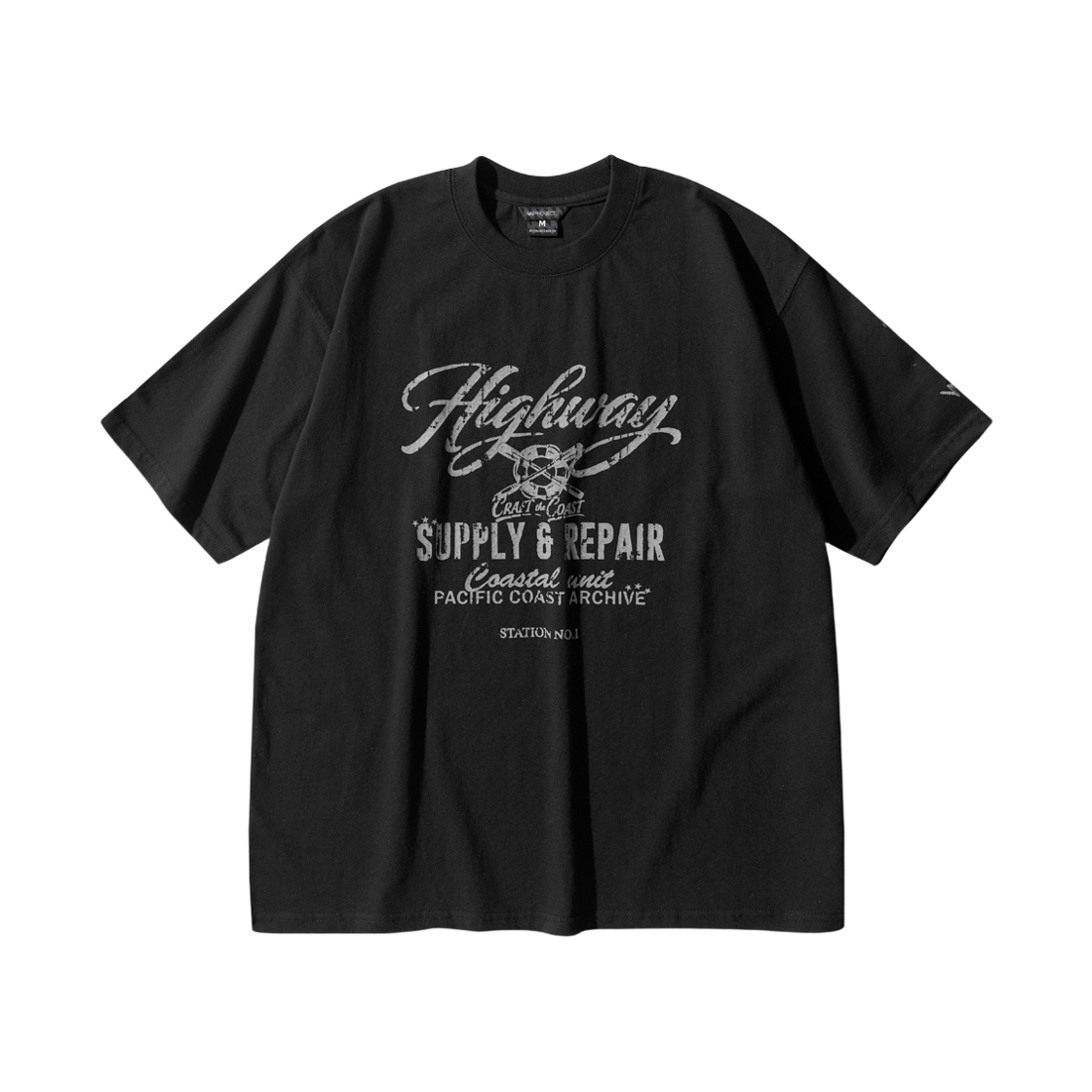 더블유브이프로젝트 웨이드 반팔티셔츠 블랙 JIST7860(WV PROJECT Wade Short Sleeve Black JIST7860)