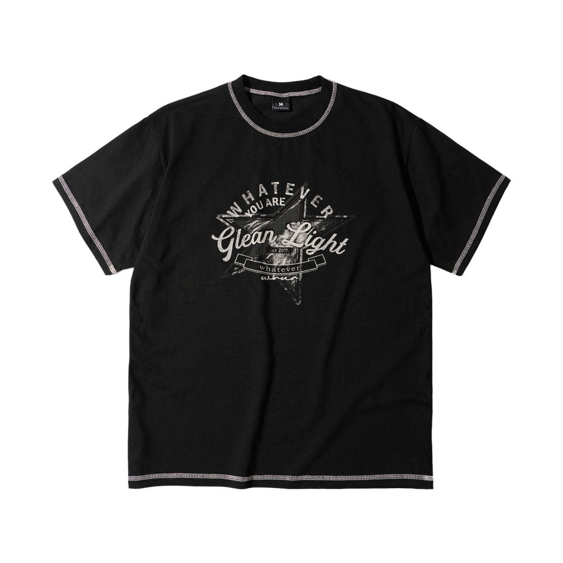 MJST7791_black_29 WV PROJECT Gleanlight Short Sleeve T-shirt Black MJST7791