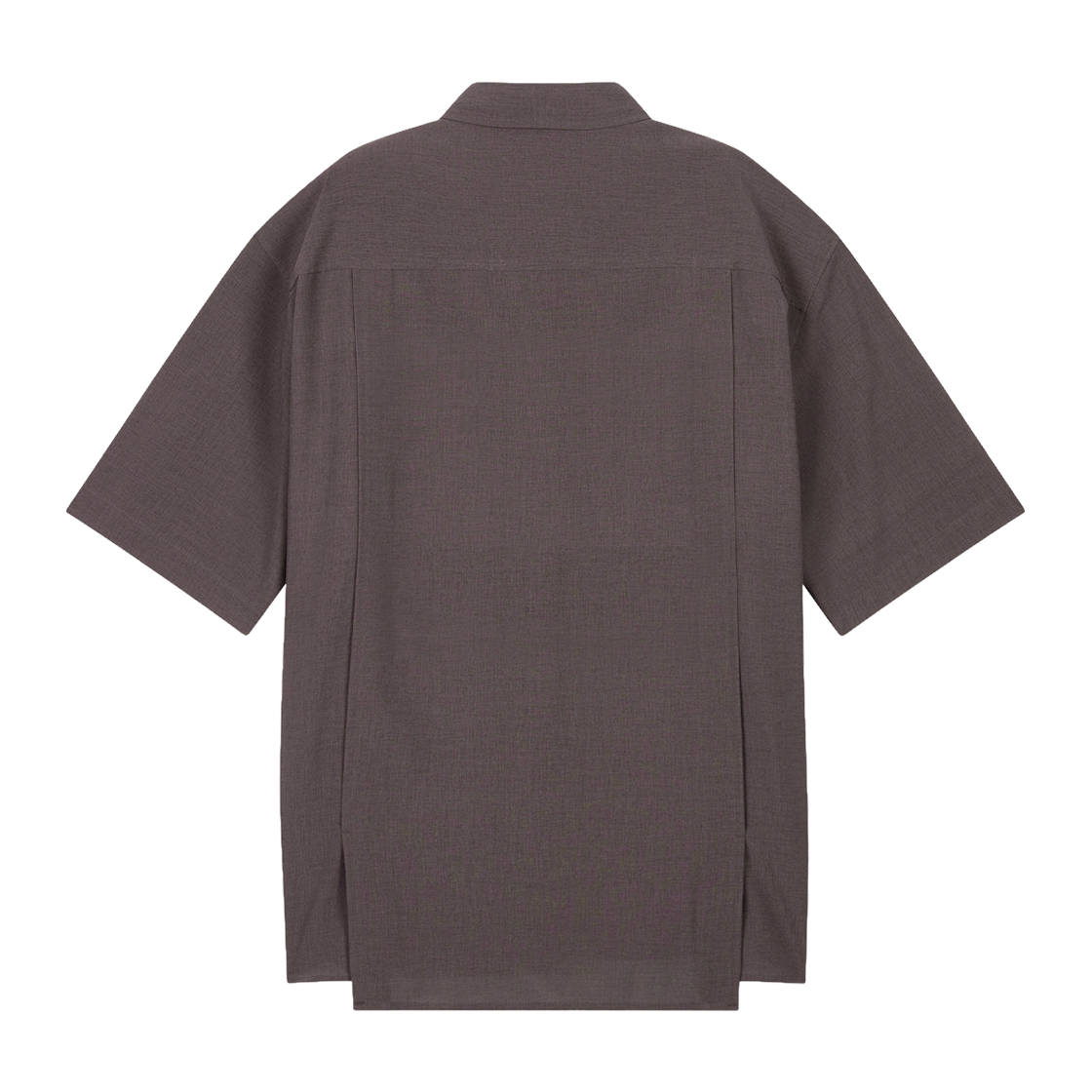 지오송지오 와이드 폴드 하프 셔츠 브라운 ZI3SH311BR(ZIOSONGZIO Wide Fold Half Shirt Brown) - 2