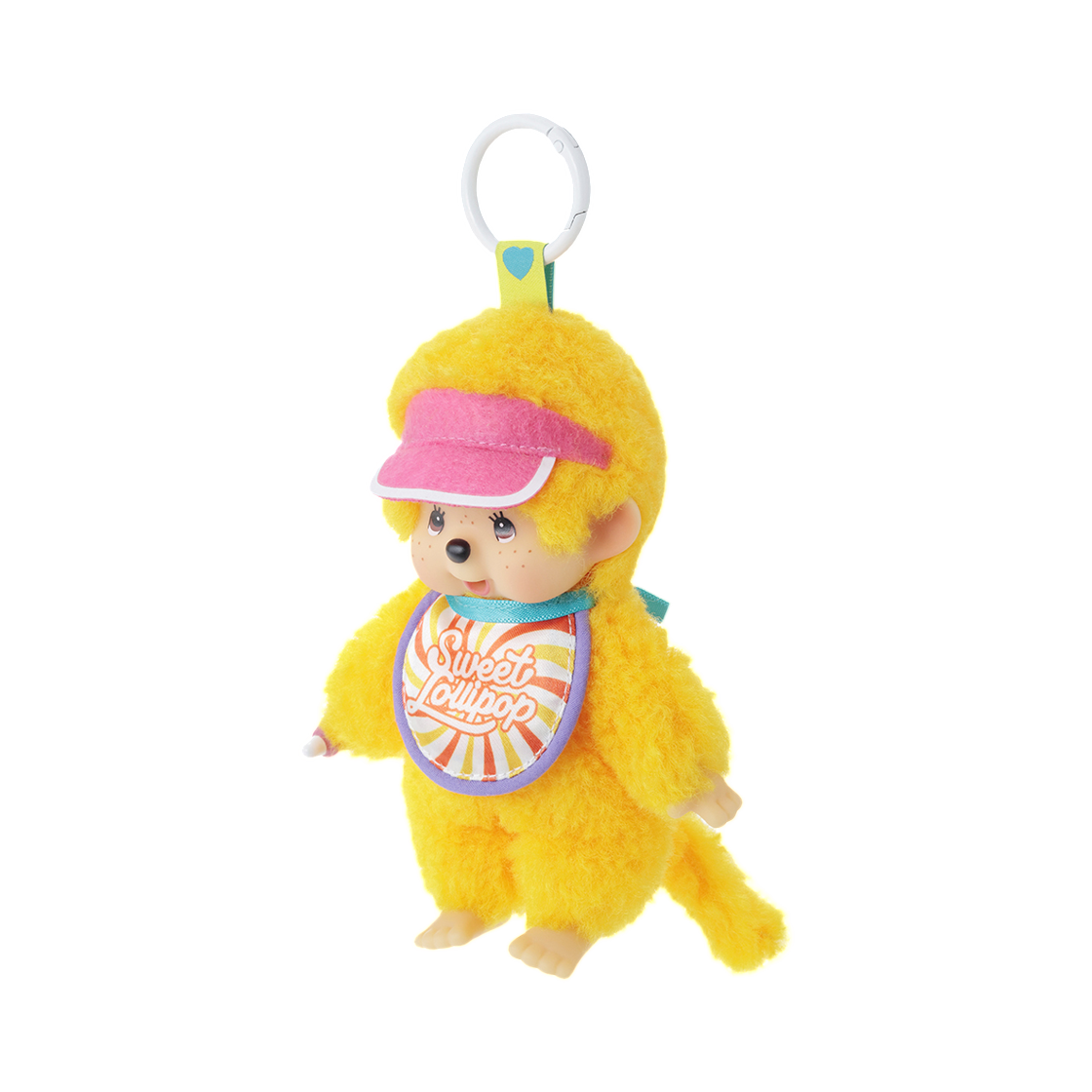 몬치치 스위트 롤리팝 몬치치 키체인 오렌지(Monchhichi Sweet Lollipop Monchhichi Keychain Orange) - 2