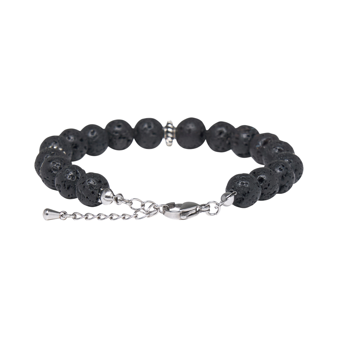 아모우 라바스톤 팔찌 더스트 블랙(AMOU Lava Stone Bracelet Dust Black) - 3