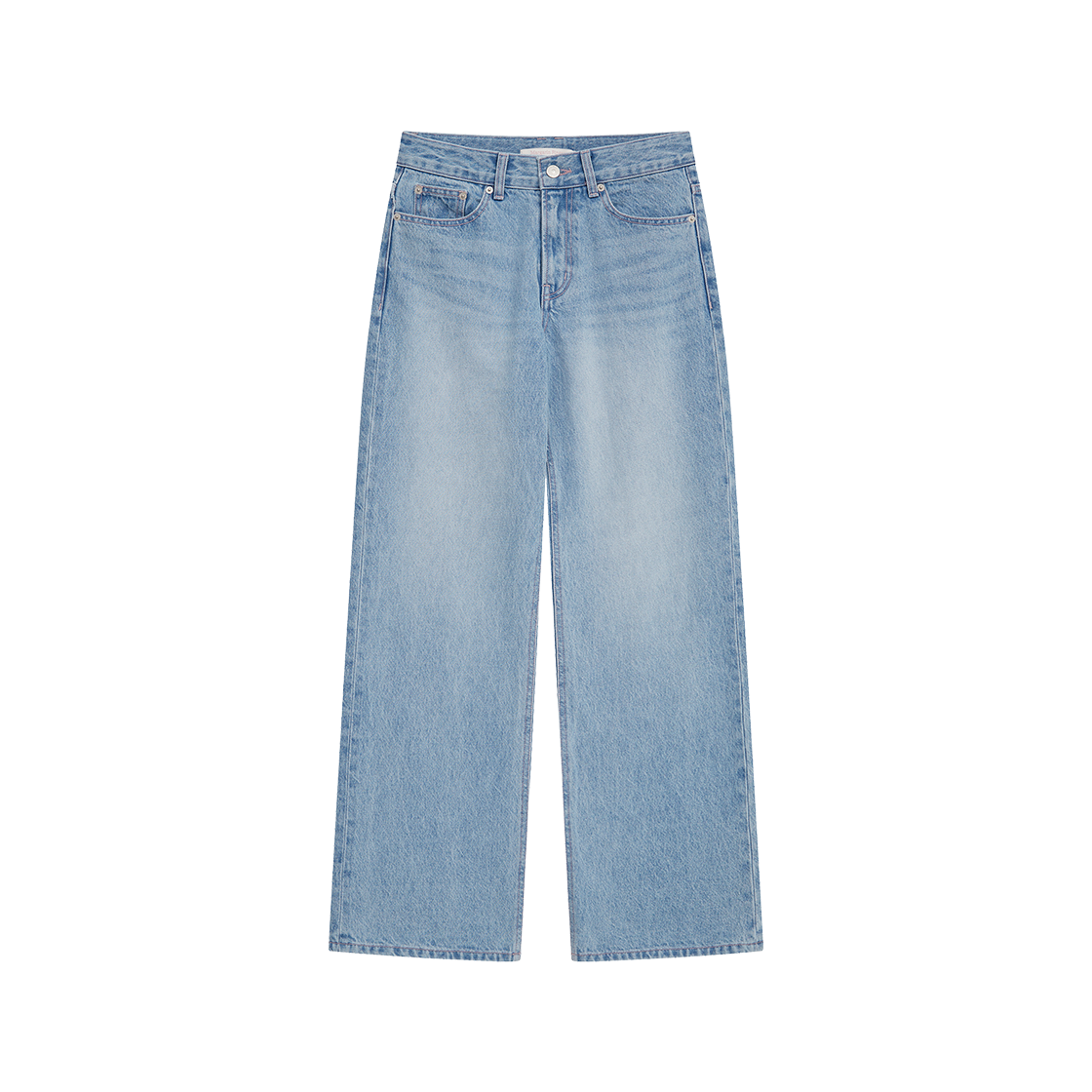 마가린핑거스 핑크 스티치 데님 팬츠 라이트 블루(Margarain Fingers Pink Stitch Denim Pants Light Blue)