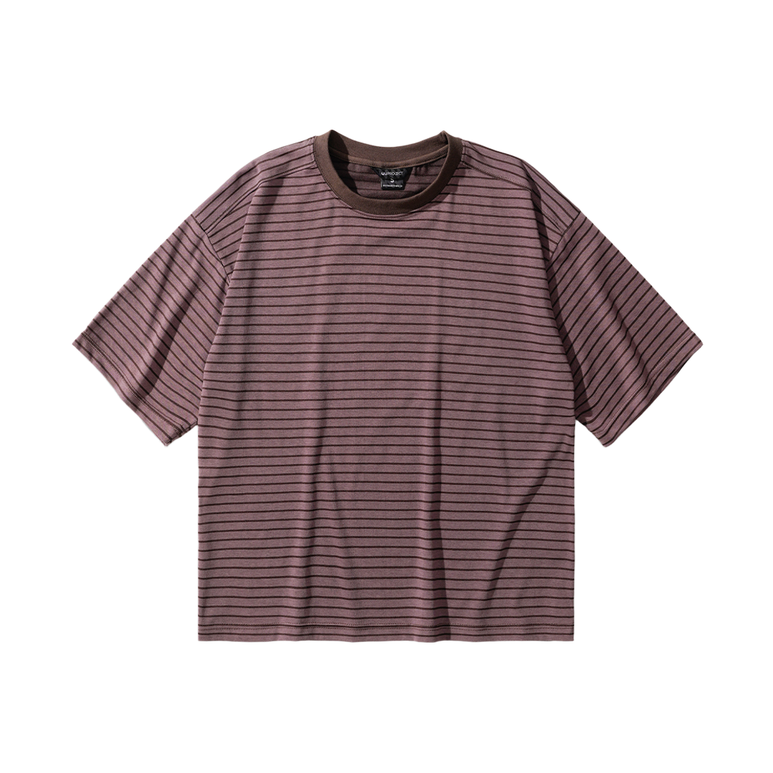 더블유브이프로젝트 조제트 쿨 스트라이프 반팔티셔츠 인디핑크 JJST7865(WV PROJECT Georgette Cool Stripe Short Sleeve Indipink JJST7865)