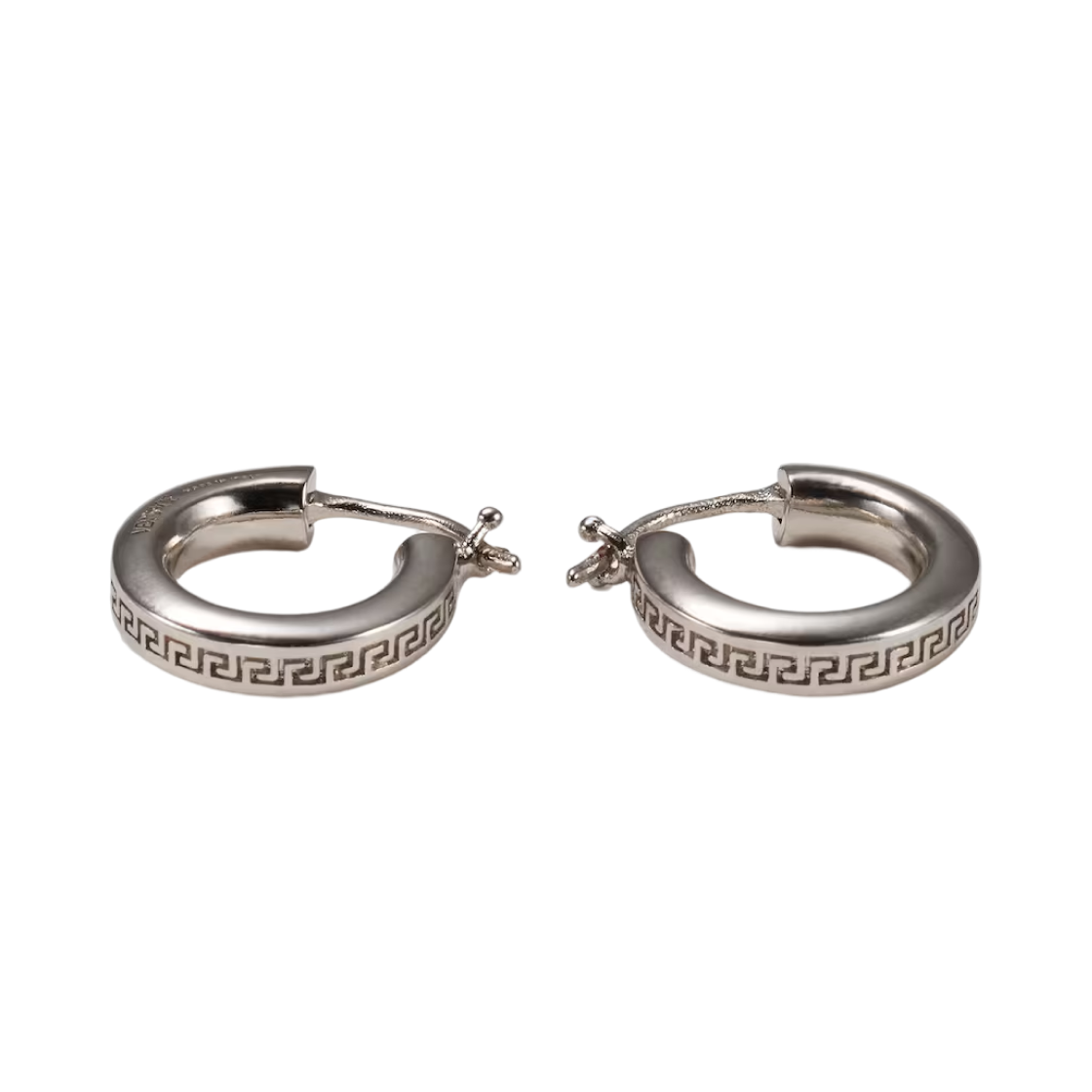 1018958-1A00620-3J030 Versace Greca Earrings Silver