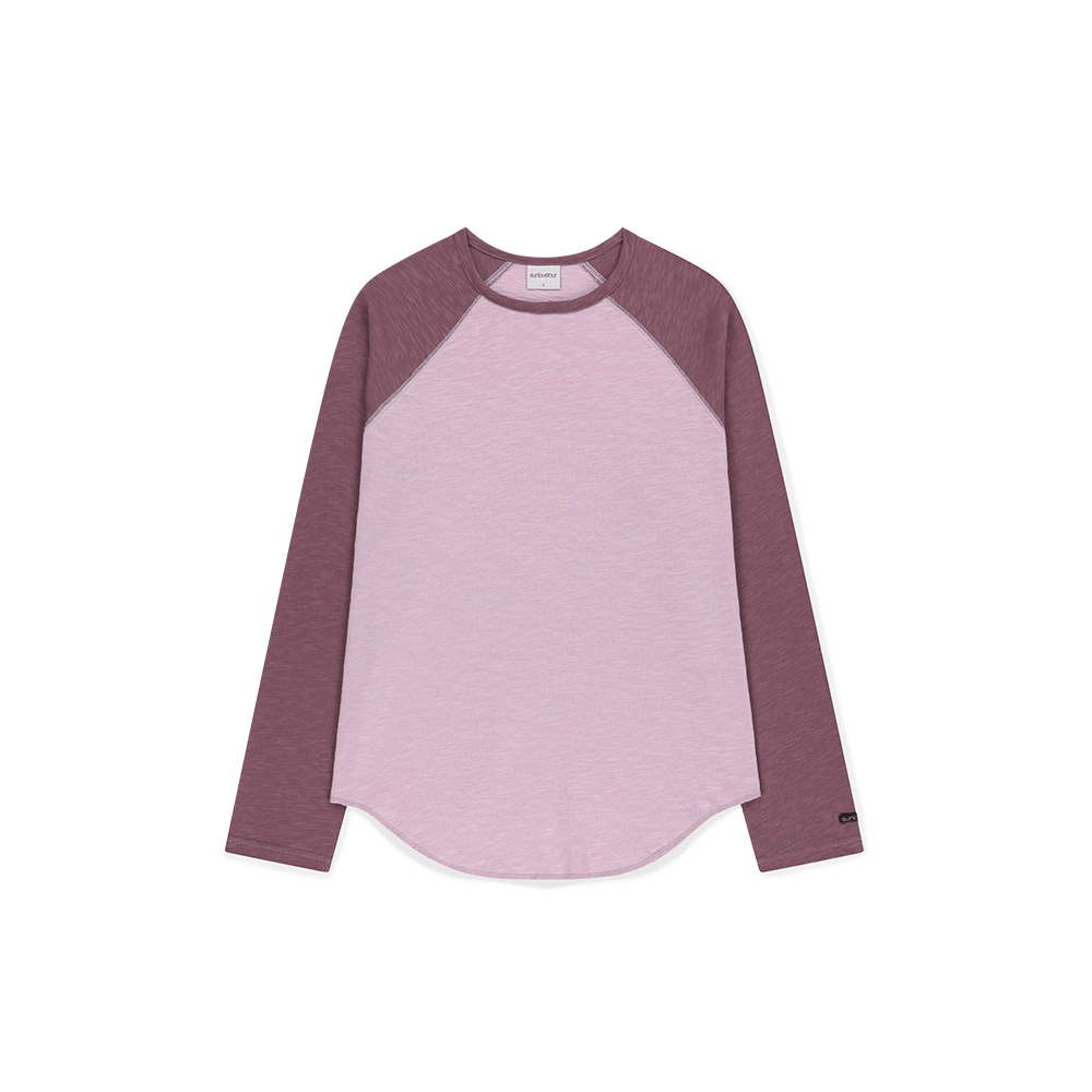 SL263TTSLT06PK [5% 적립] sunlovetour Slub Raglan LS Tee Pink