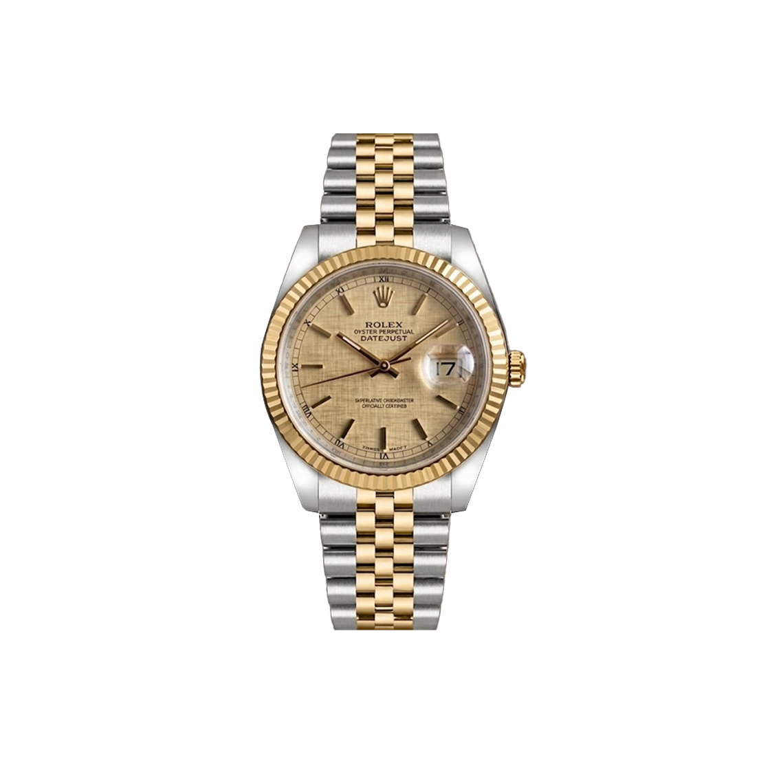 ITV6D57M4EMQ Rolex Datejust 36 Champagne Bokashi Bar Jubilee No. 8422