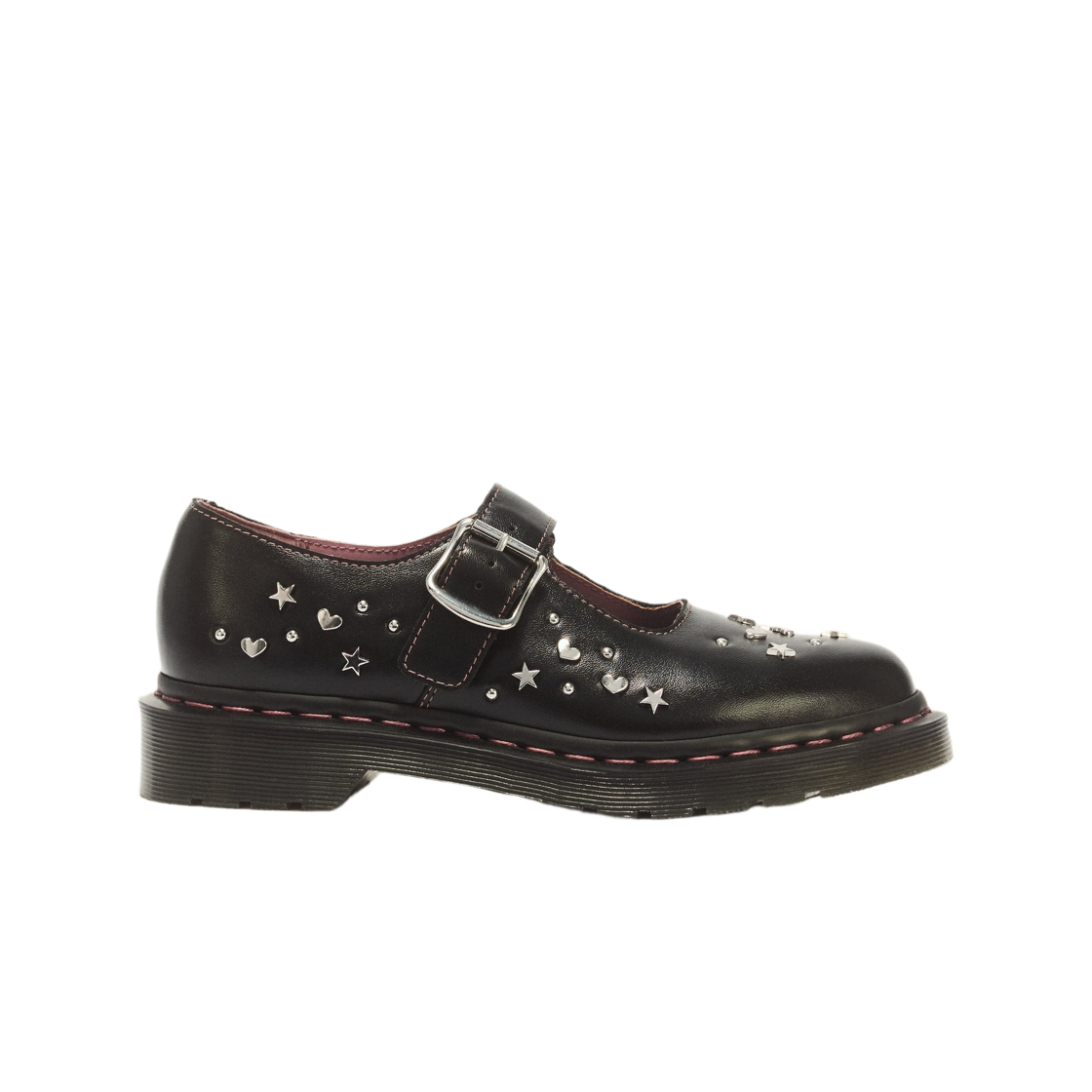 43604001 (W) Dr. Martens Mariel II Heart And Star Black