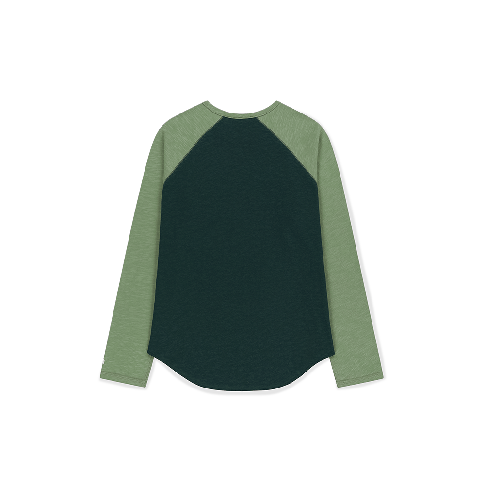 [5% 적립] 썬러브투어 슬럽 래글런 LS 티 그린([5% 적립] sunlovetour Slub Raglan LS Tee Green) - 2