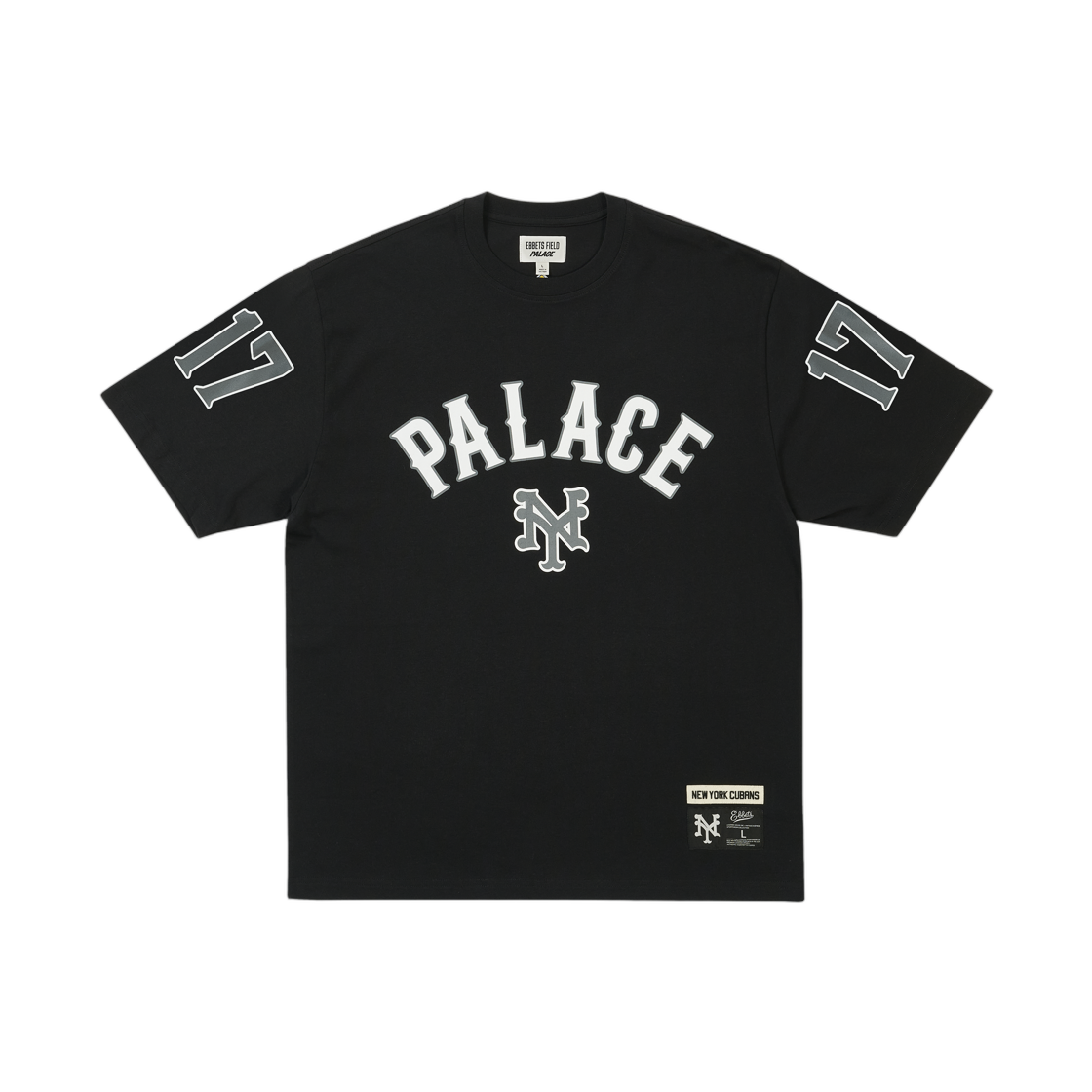- Palace x Ebbets Field Flannels New York Cubans T-Shirt Black - 26FW