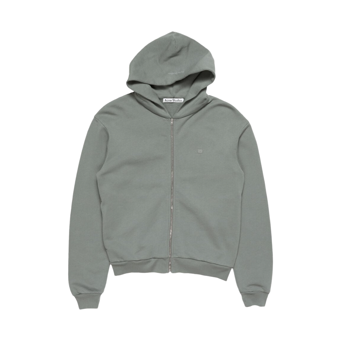 CI0185 AA7 [25% 쿠폰] Acne Studios Hooded Zipper Sweater Stone Grey