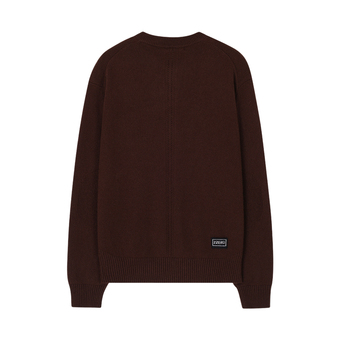 송지오 지제로 캐시미어 블렌드 헨리넥 니트 브라운(SONGZIO ZZERO Cashmere Blend Henley Neck Knit Brown) - 2