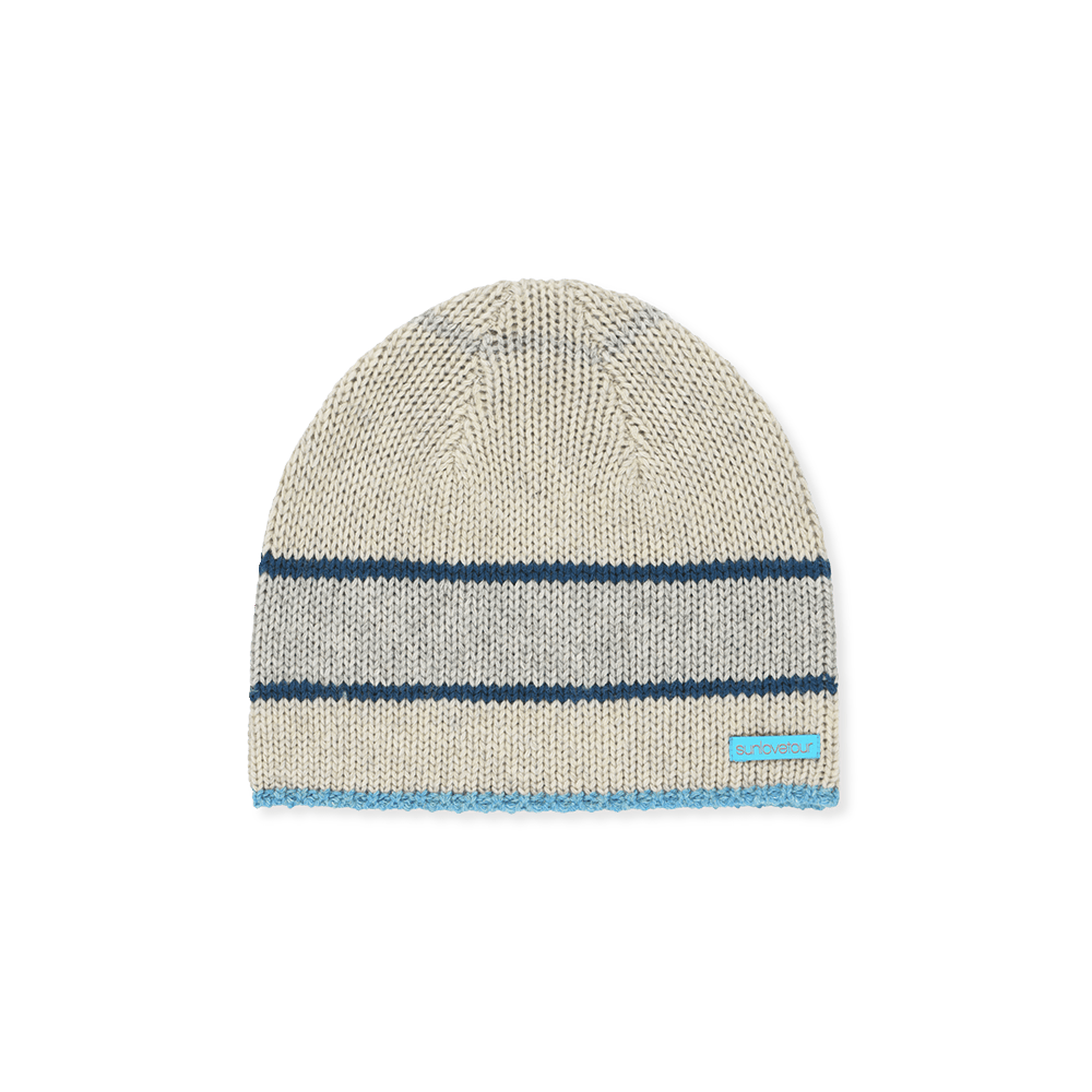 SL263KHWBE01IV [5% 적립] sunlovetour Varsity Stripe Beanie Ivory