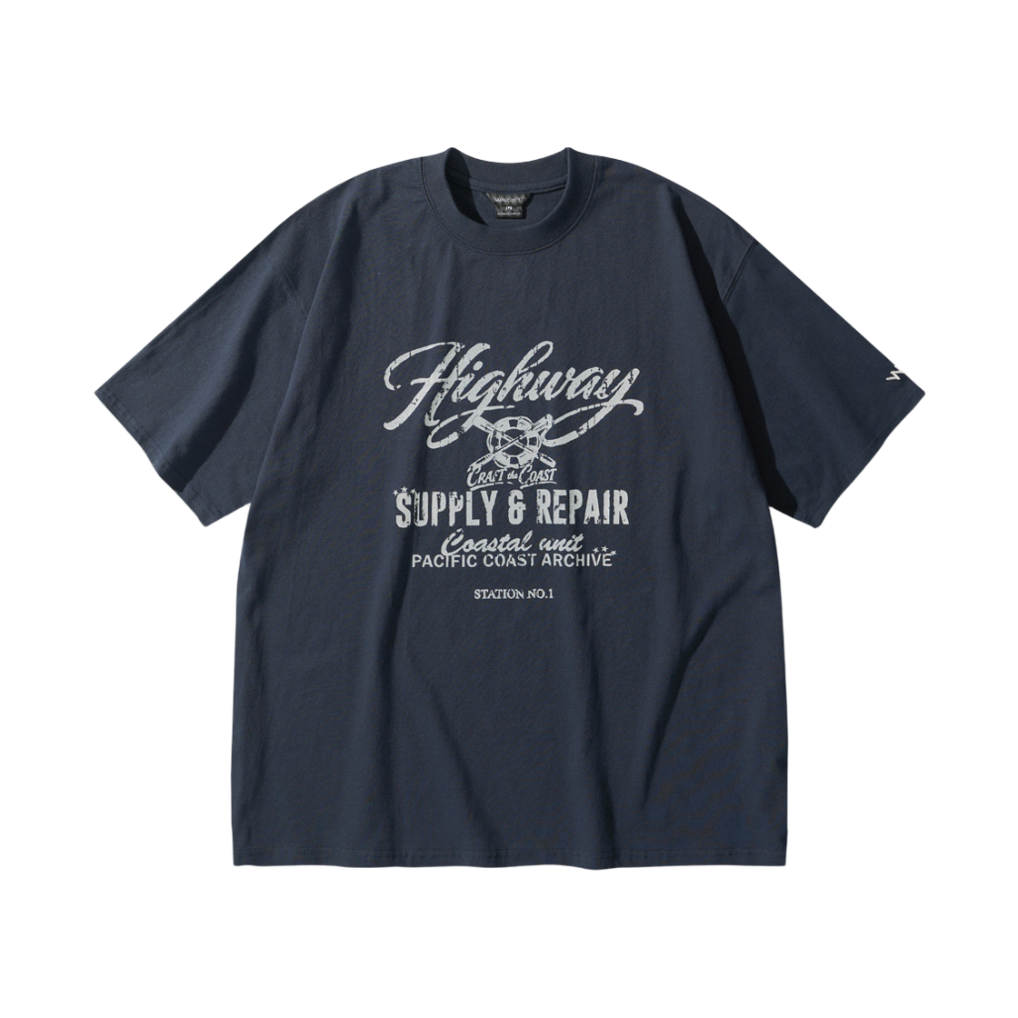 더블유브이프로젝트 웨이드 반팔티셔츠 네이비 JIST7860(WV PROJECT Wade Short Sleeve Navy JIST7860)
