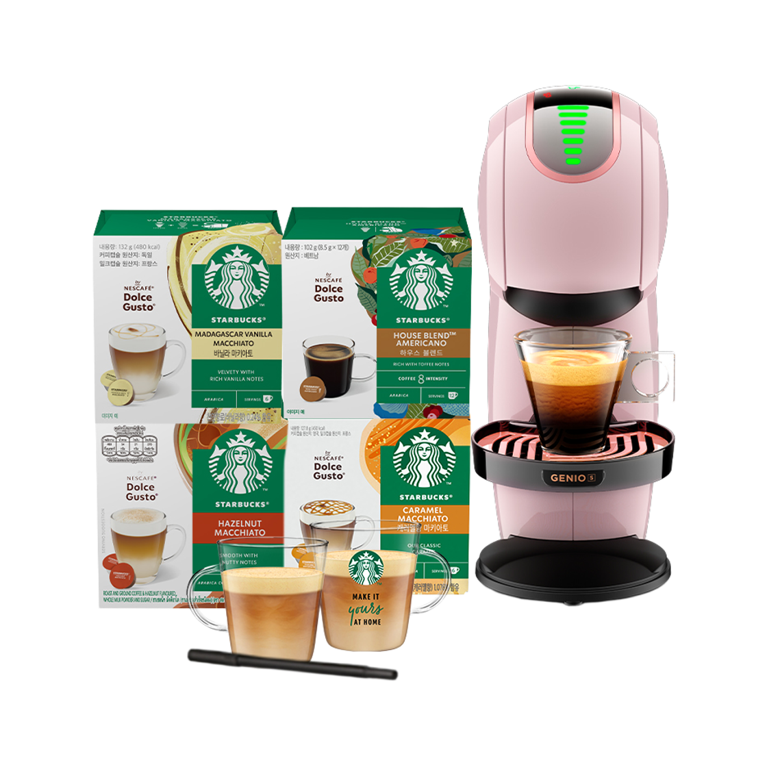 돌체구스토 캡슐 커피머신 지니오S 쉐어 모카(DOICE-GUSTO Genio S share bundle Mocha)