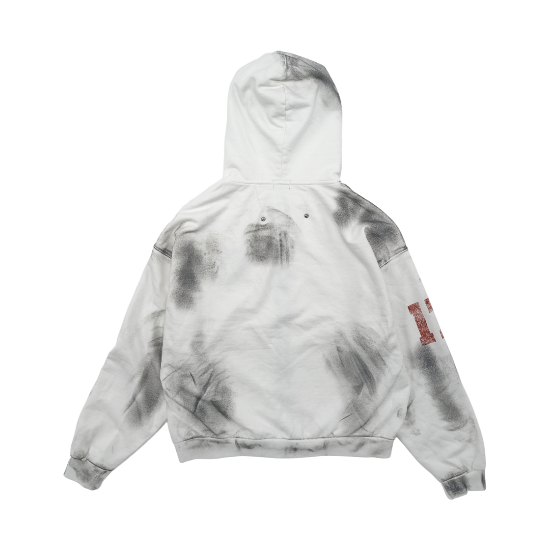 파코서플라이 더티 폴링 엔젤 집업 후디 더티화이트(PACOSPLY Dirty Falling Angel Zip Up Hoodie Dirty White) - 2