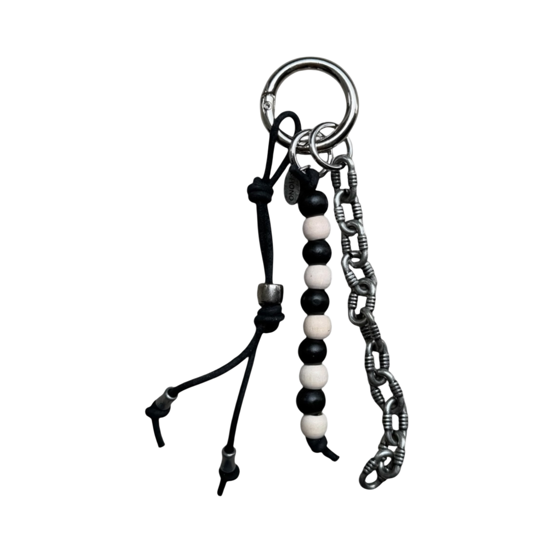 hono26fa02 Hono Report Layered Key Ring Black